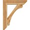 Ekena Millwork Legacy Slat Rough Sawn Bracket w/ Offset Brace, Western Red Cedar, 8"W x 34"D x 42"H BKT0806X34X42LEC06RWR - alternate 4